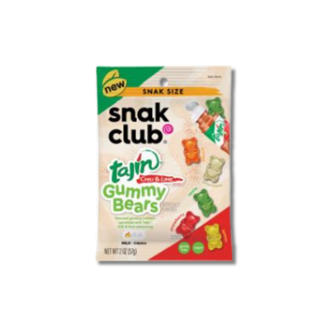 Snak Club Gummy Bears 6 oz | 6 pack