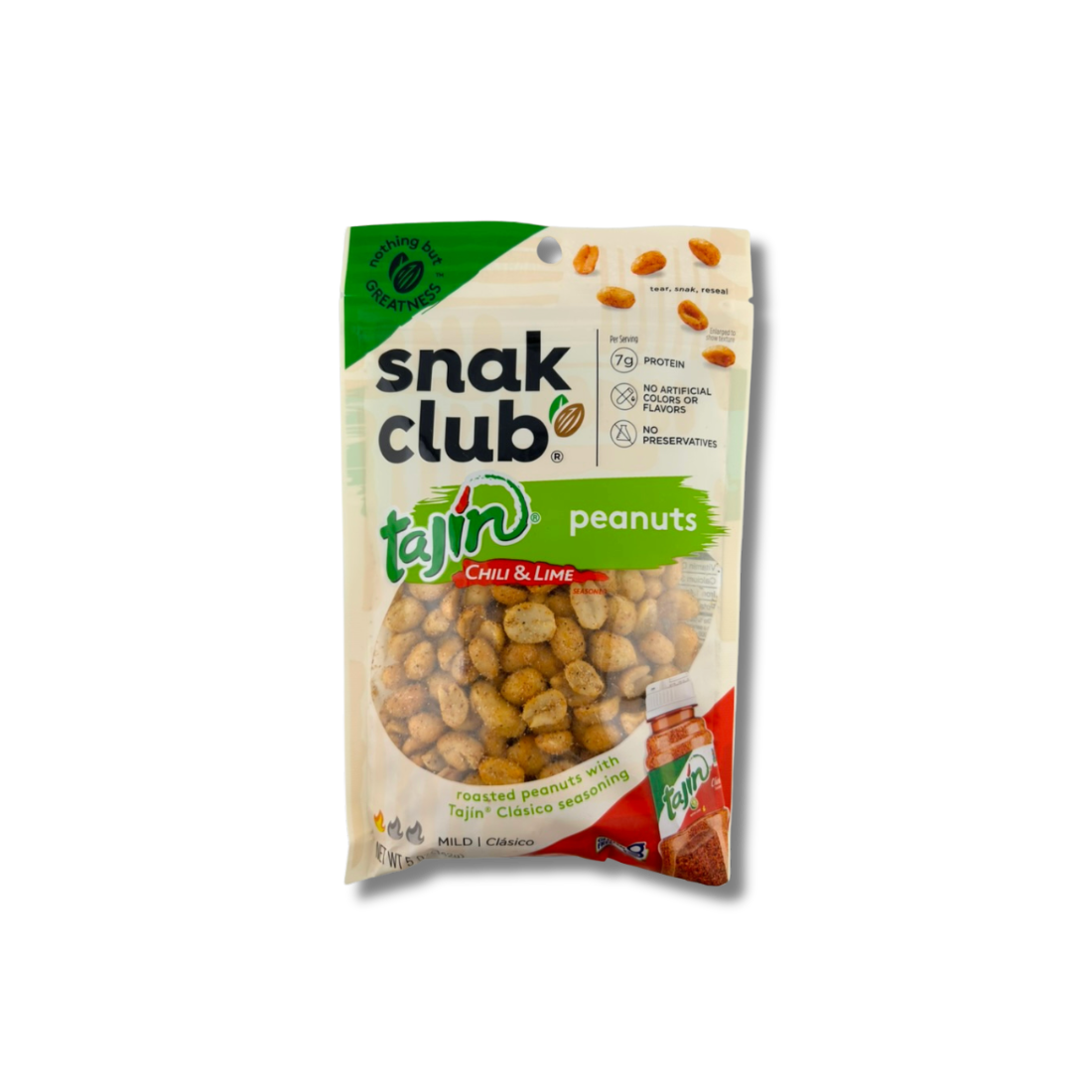 Snak Club Peanuts 4 oz | 6 pack