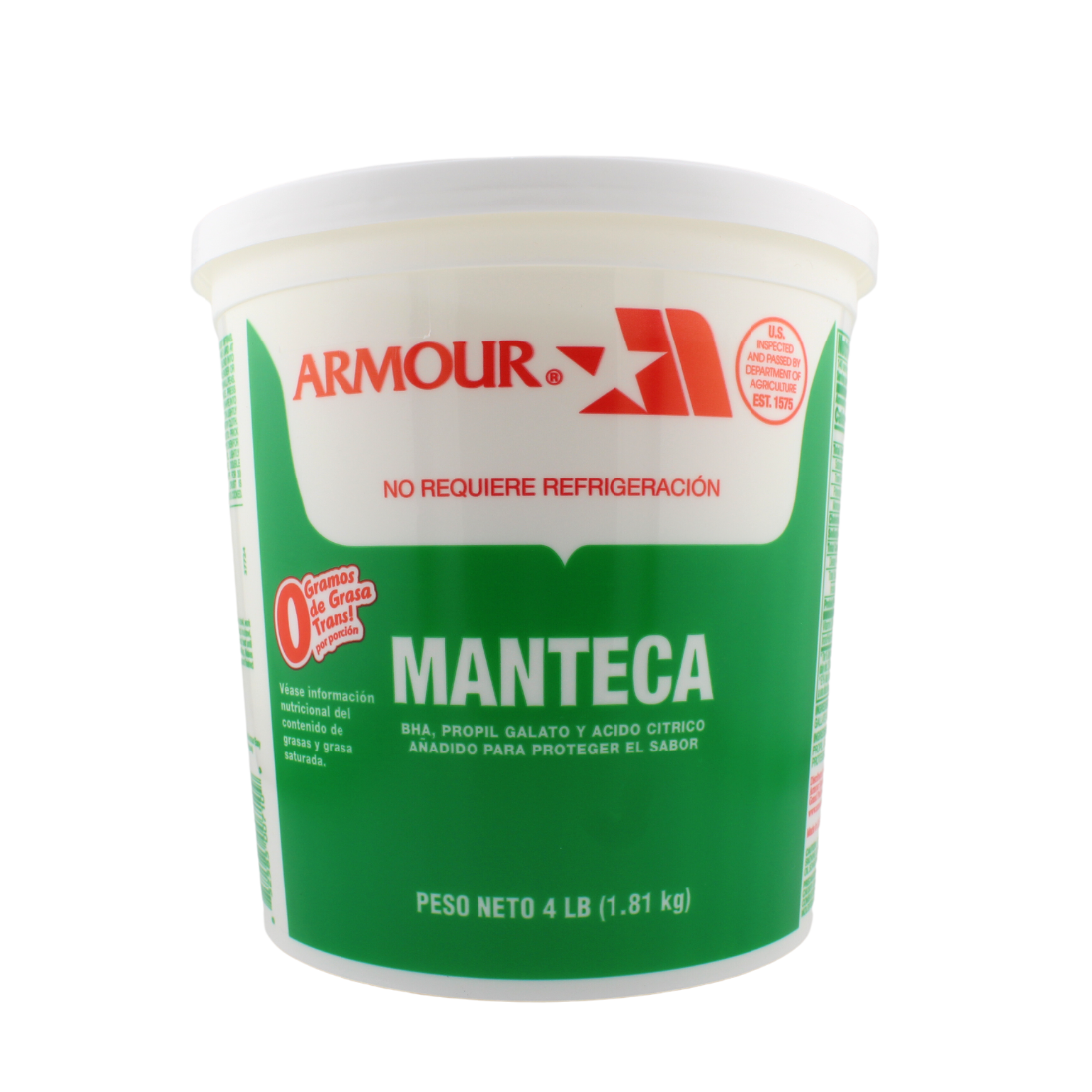 Armour Lard 4 lb | 12 Pack