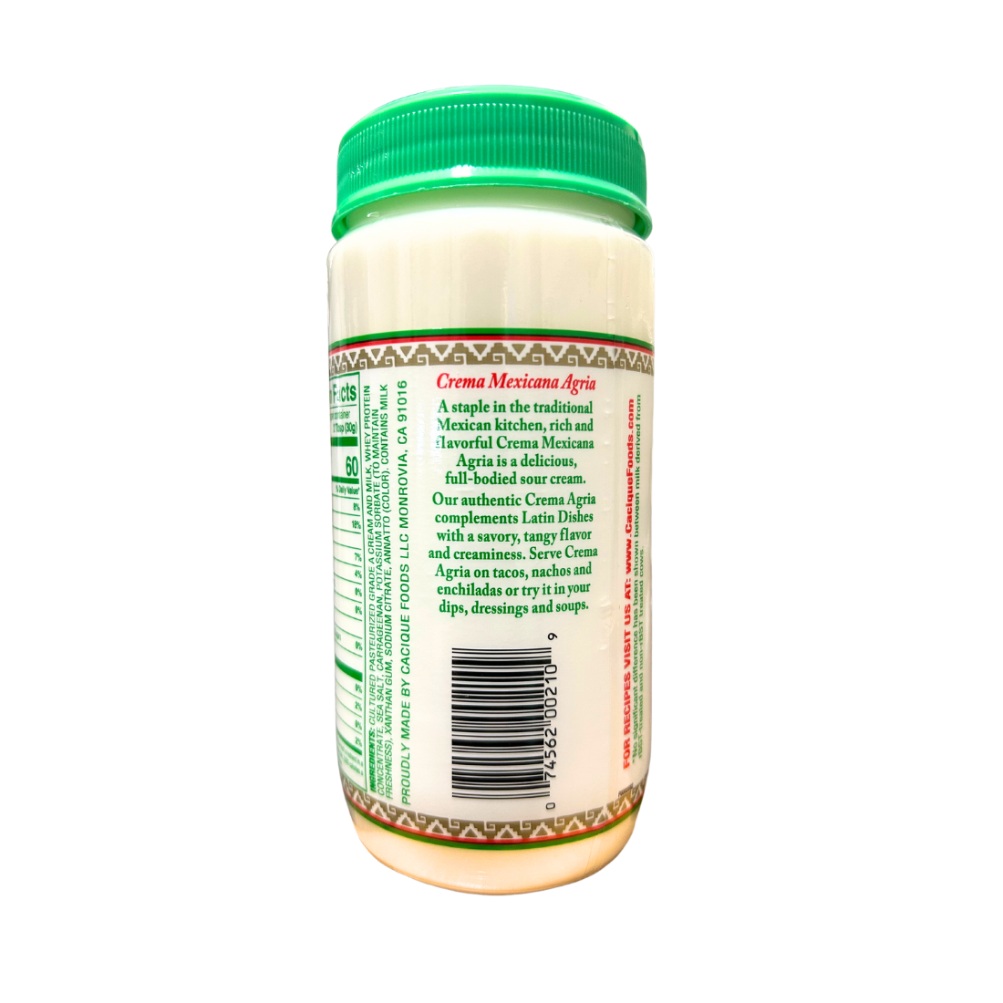 Cacique Crema Mexicana Agria 15oz | 12 pack