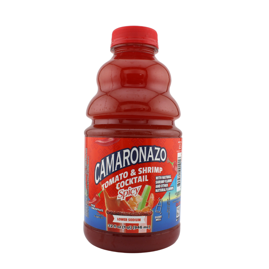 Camaronazo Tomato Juice Picante 32oz | 12 Pack