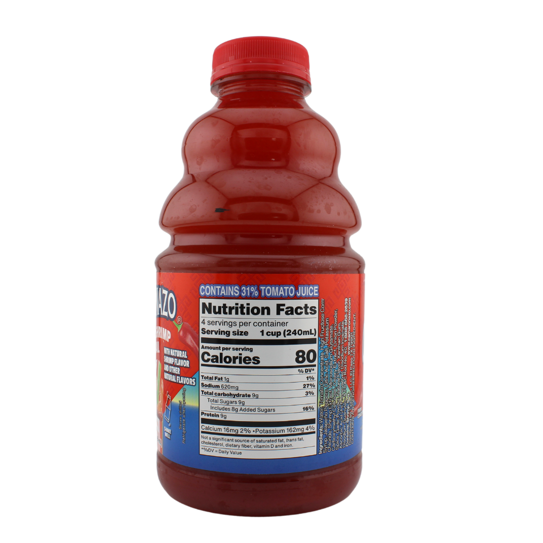 Camaronazo Tomato Juice Picante 32oz | 12 Pack