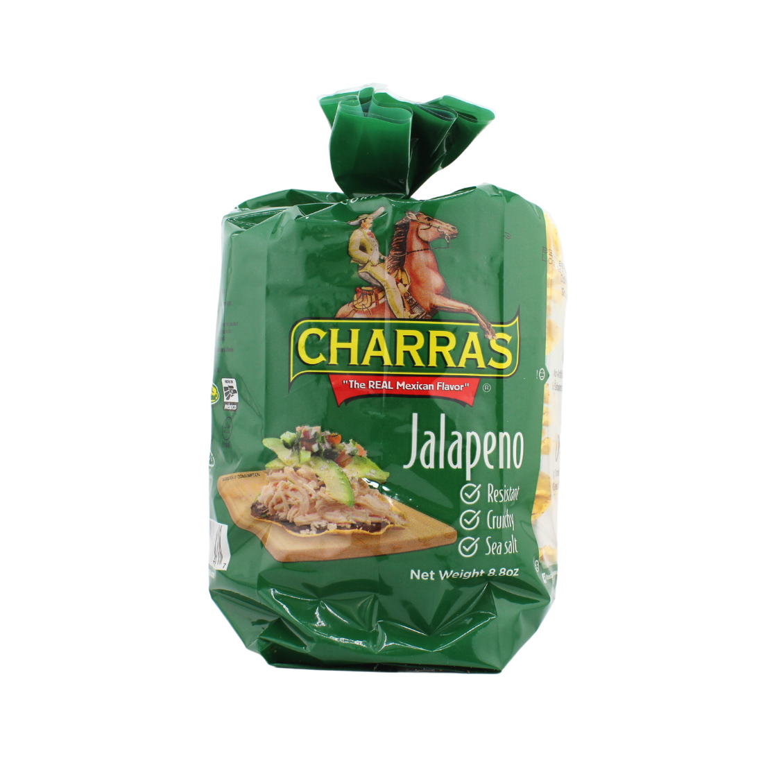 Tostada Charras Jalapeno NEW PRESENTATION 8PK