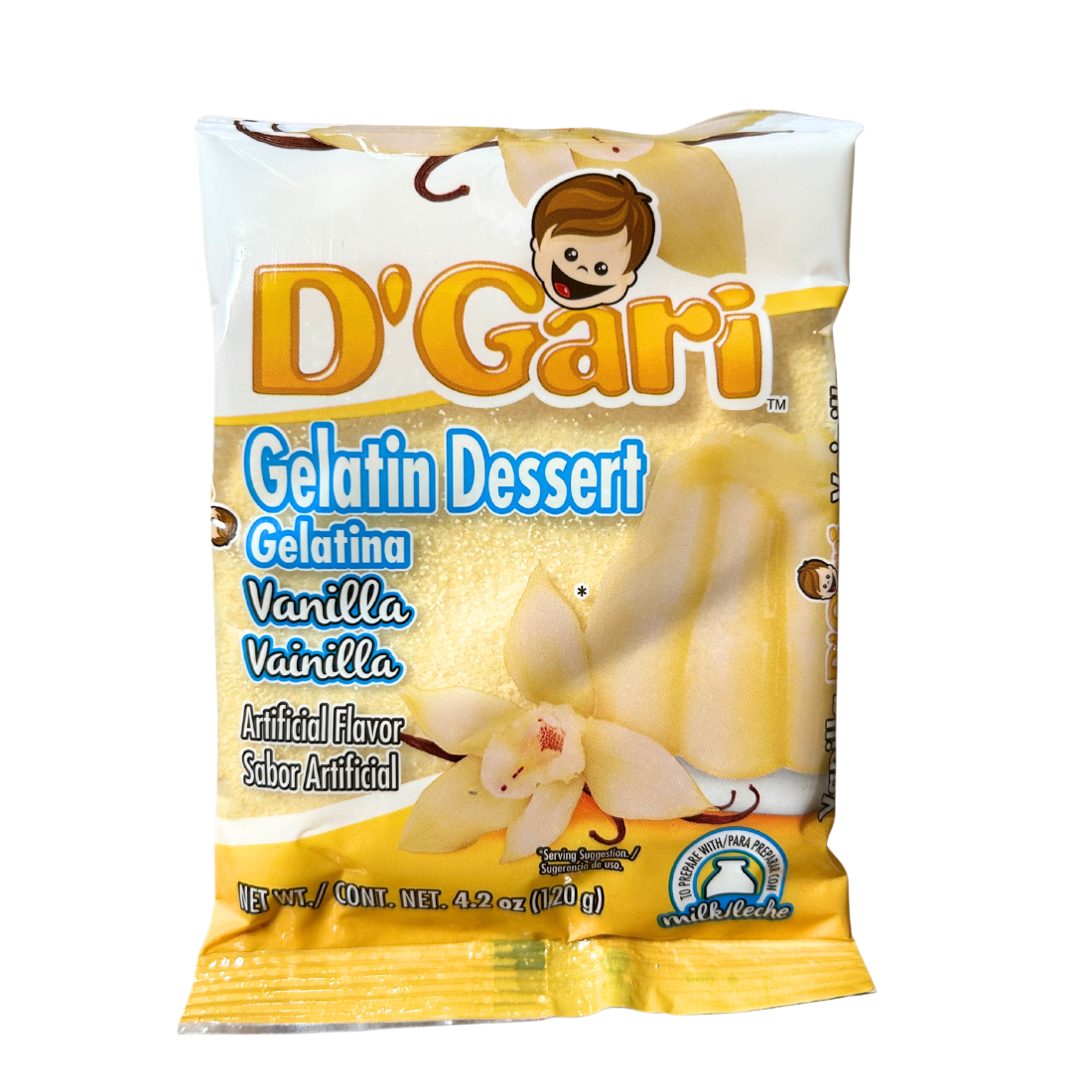 D'Gari Vanilla Gelatin | 24 Pack