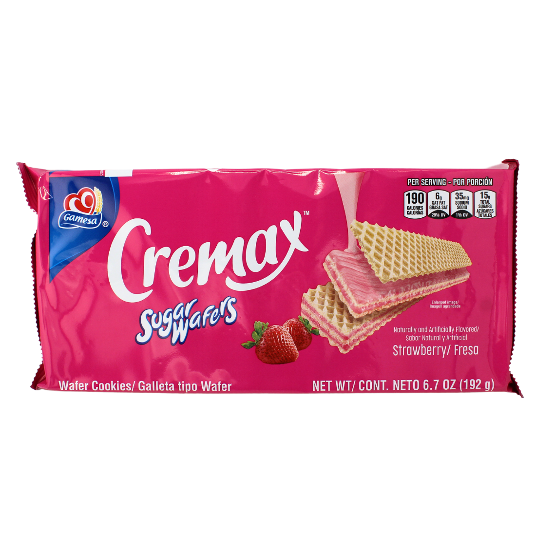 Sugar Wafer Strawberry | 12 Pack