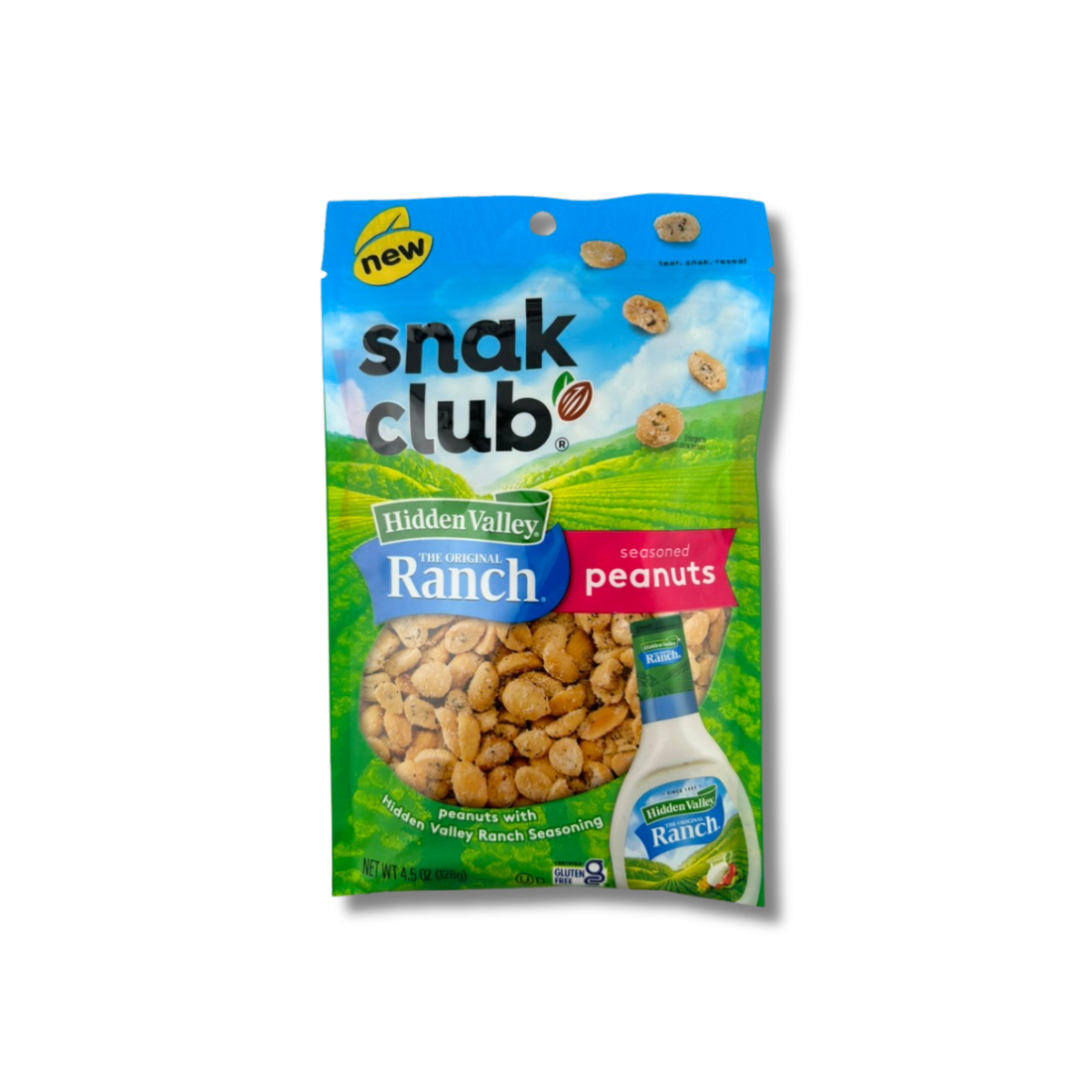 Hidden Valley Ranch Seasoned Peanuts 4.5oz | 6 pack