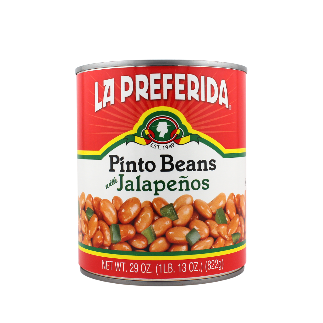 Lp Pinto Beans W Jalapeños 29oz 12 Pack