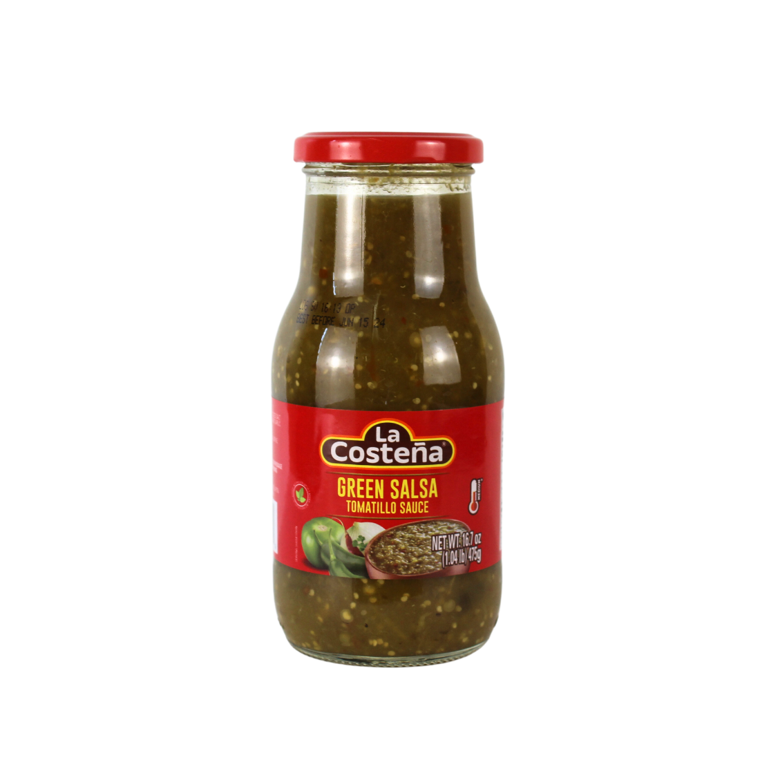 La Costeña Green Mexican Salsa 16.7oz | 12 Pack