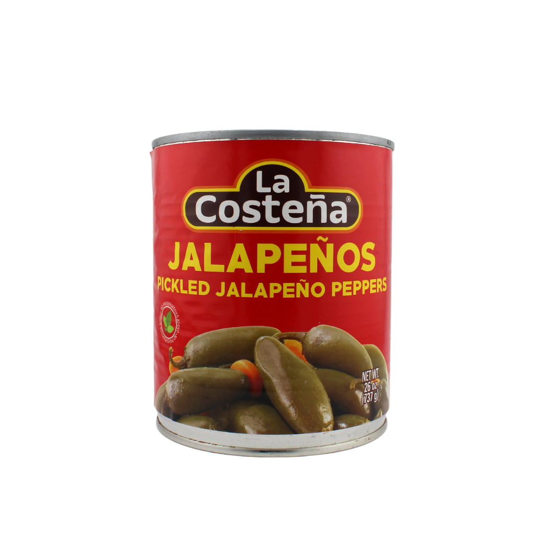 La Costeña Whole Jalapeño 26oz | 12 Pack