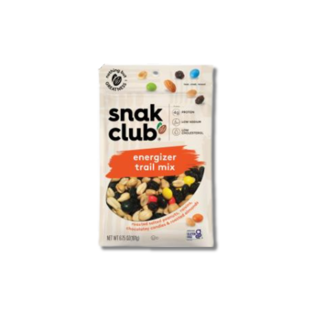 Snak Club Energy Trail Mix 6.75 oz | 6 pack