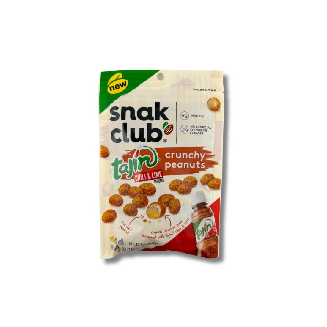 Snak Club Crunchy Peanuts 4 oz | 6 pack