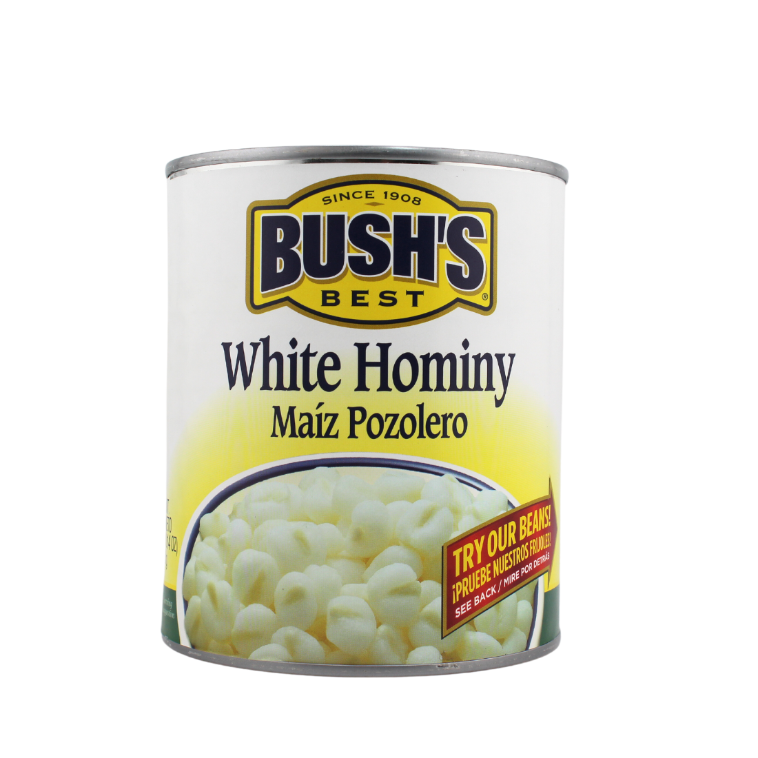 Bush White Hominy 10 lb |6 Pack