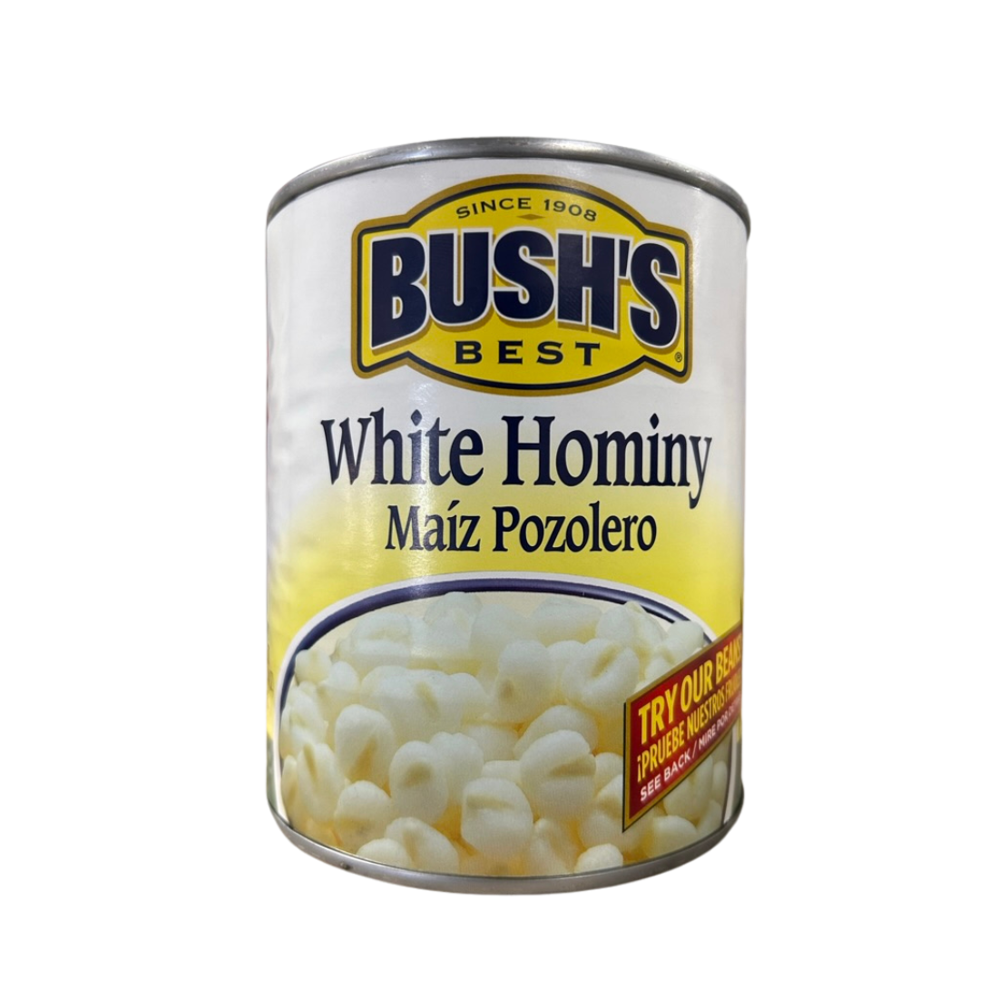 Bush White Hominy 30 oz | 12 Pack