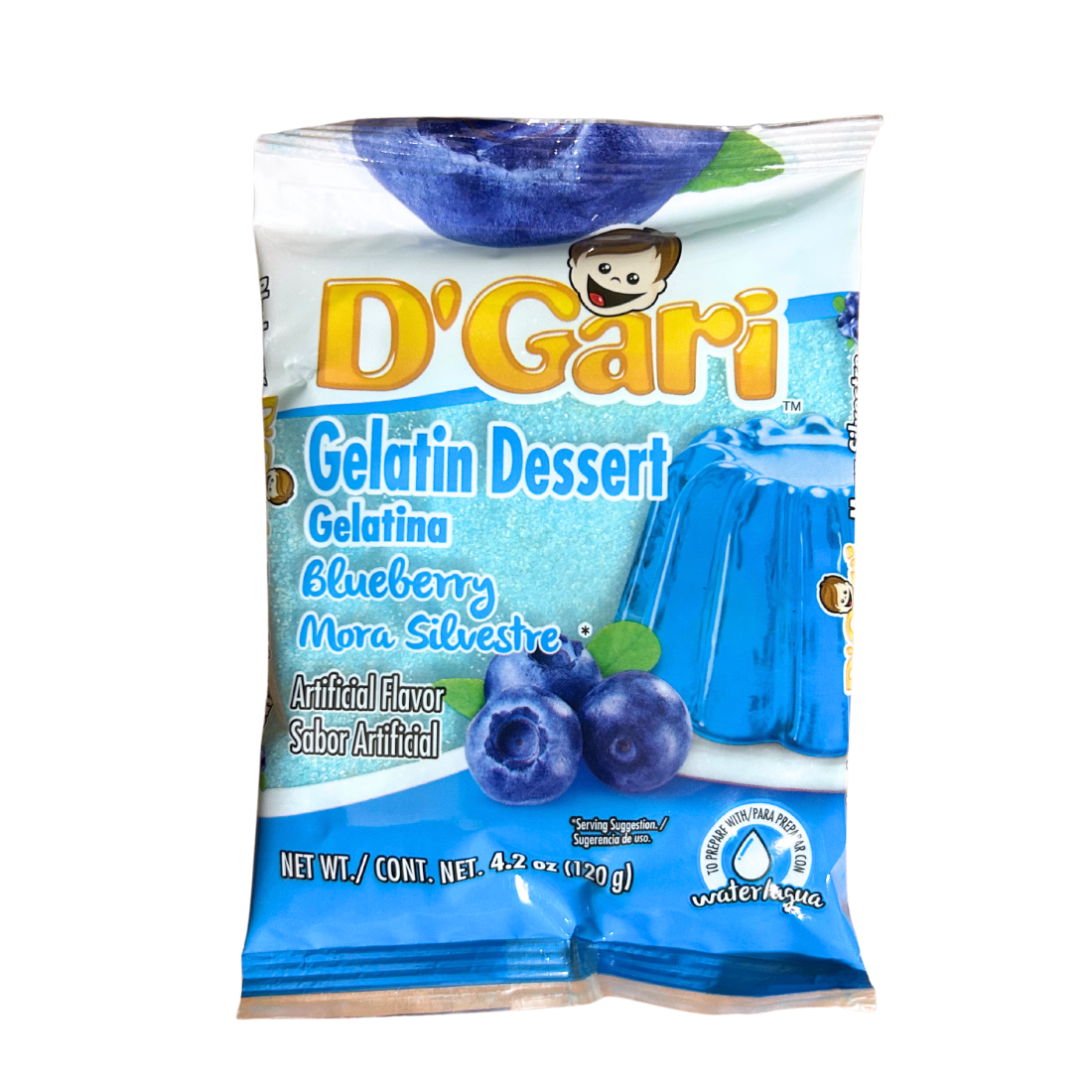 D'Gari Blueberry Gelatin | 24 Pack