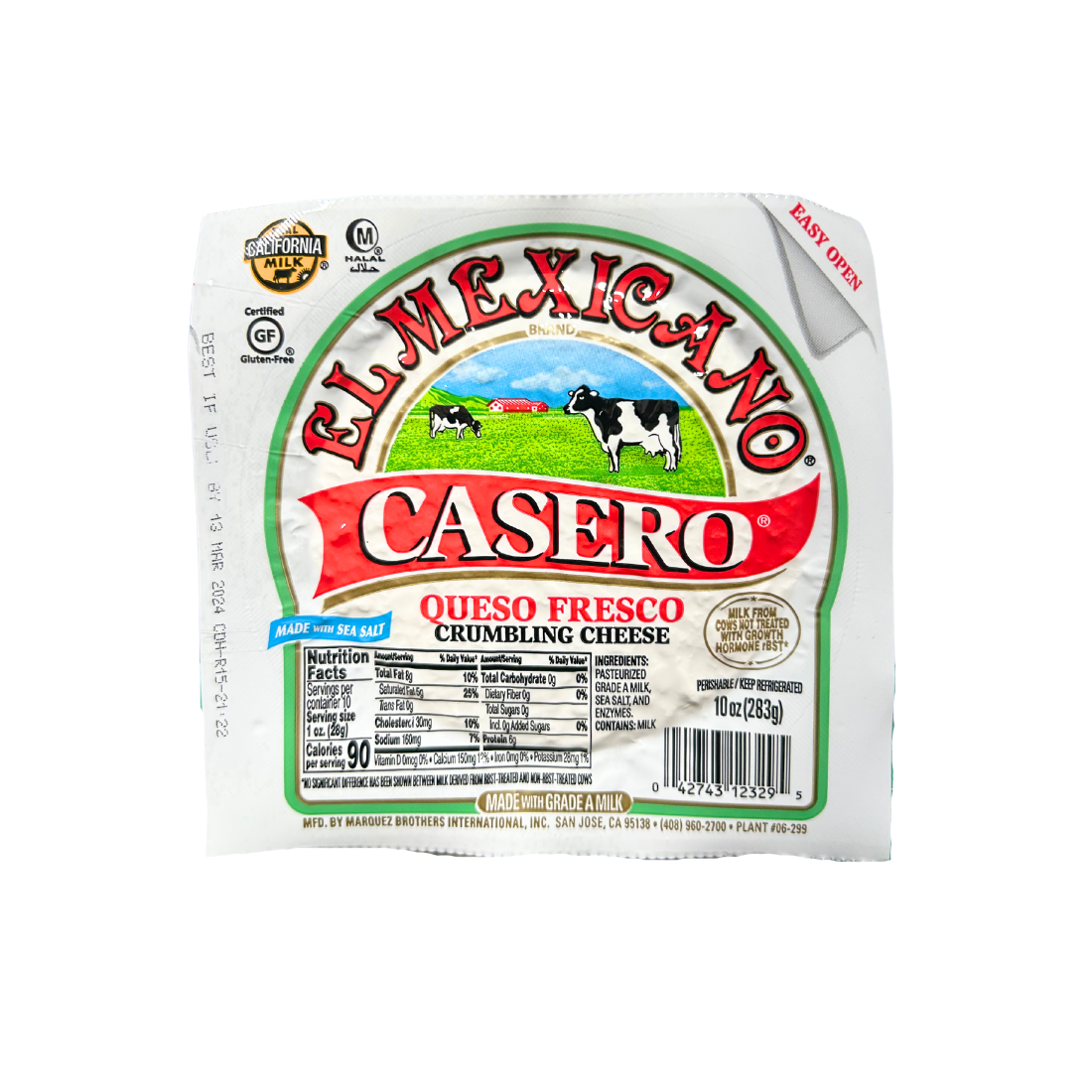 El Mexicano Queso Fresco 10oz | 24 Pack