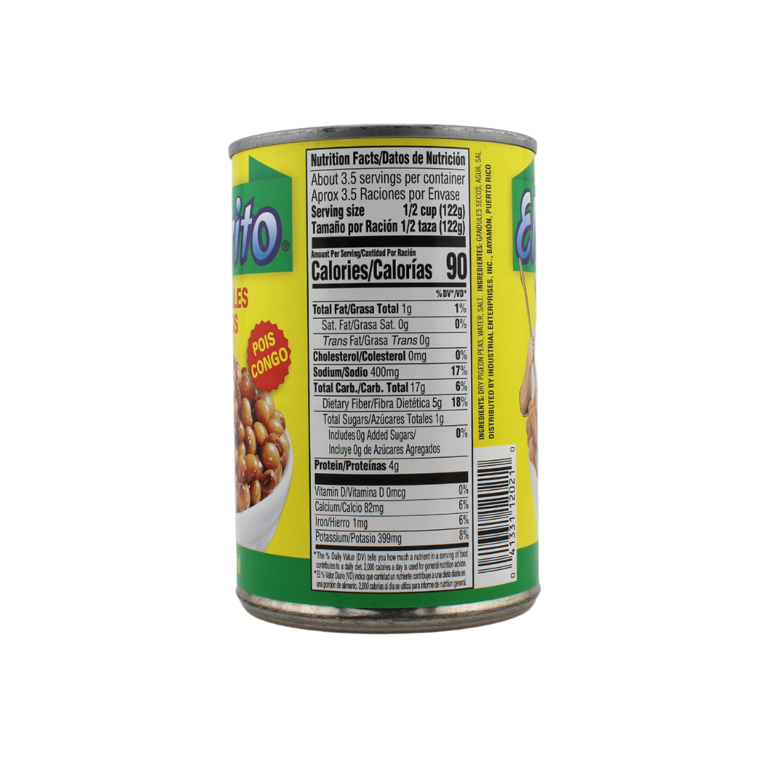 Goya El Jibarito Dry Pigeon Peas 15.5 oz