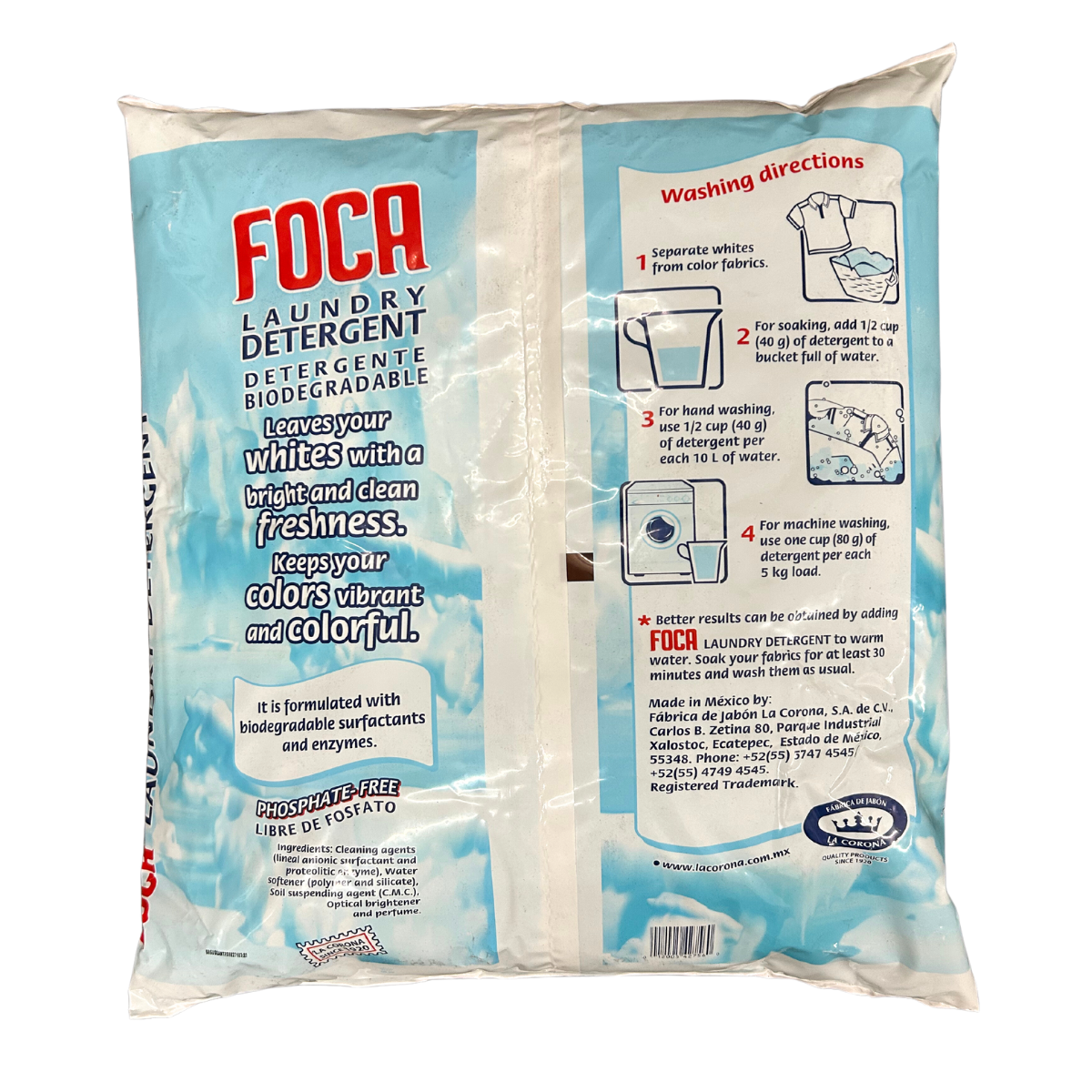 Foca Laundry Detergent Phosphate-Free 11lb