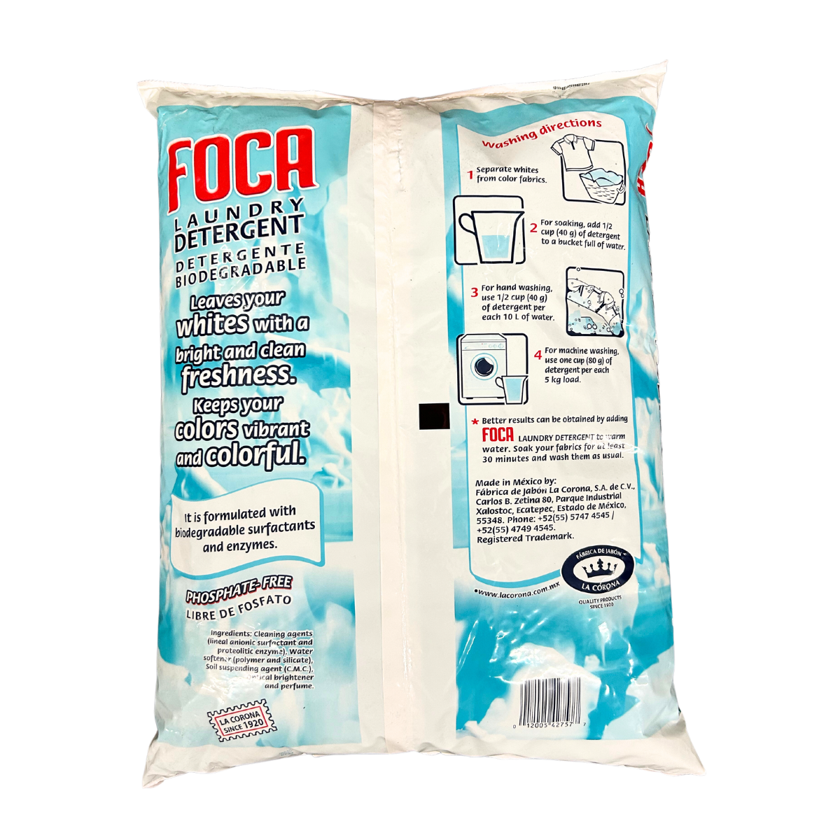 Foca Laundry Detergent Phosphate-Free 4lb