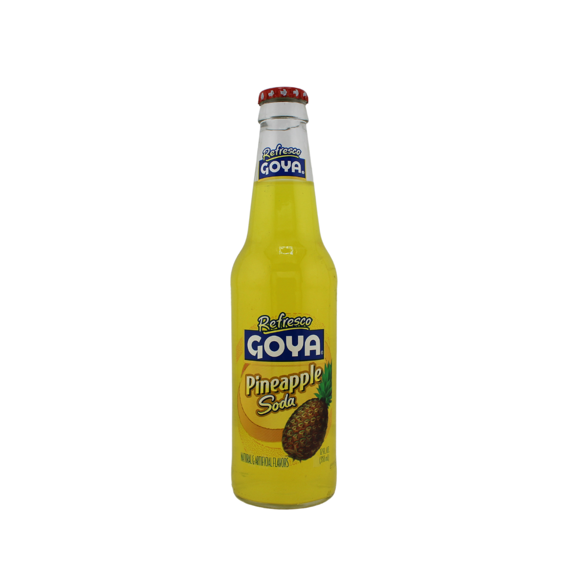 Goya Pineapple Soda 12oz | 24 Pack