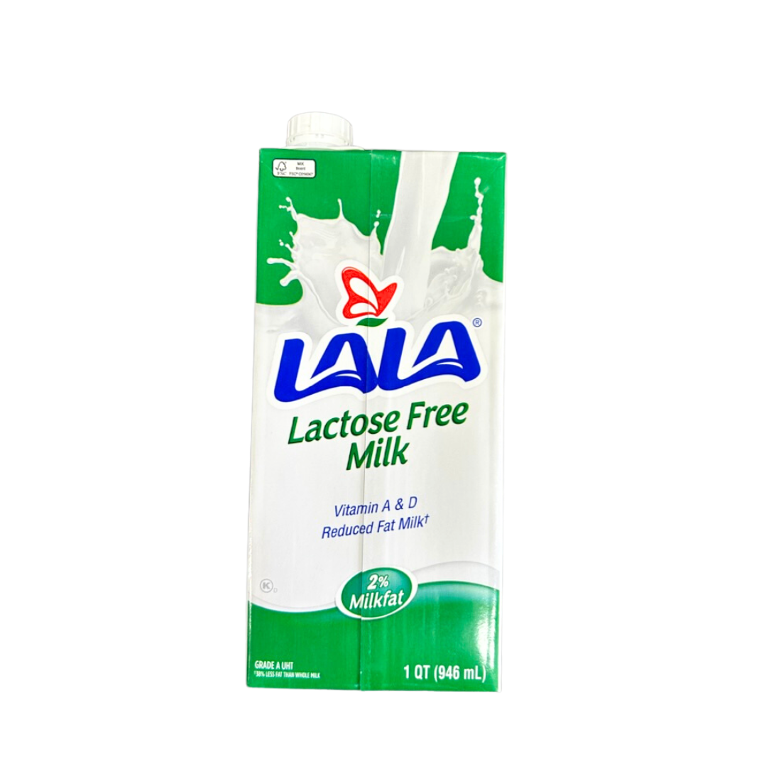 UHT Milk Lactose Free 2% | 12 Pack