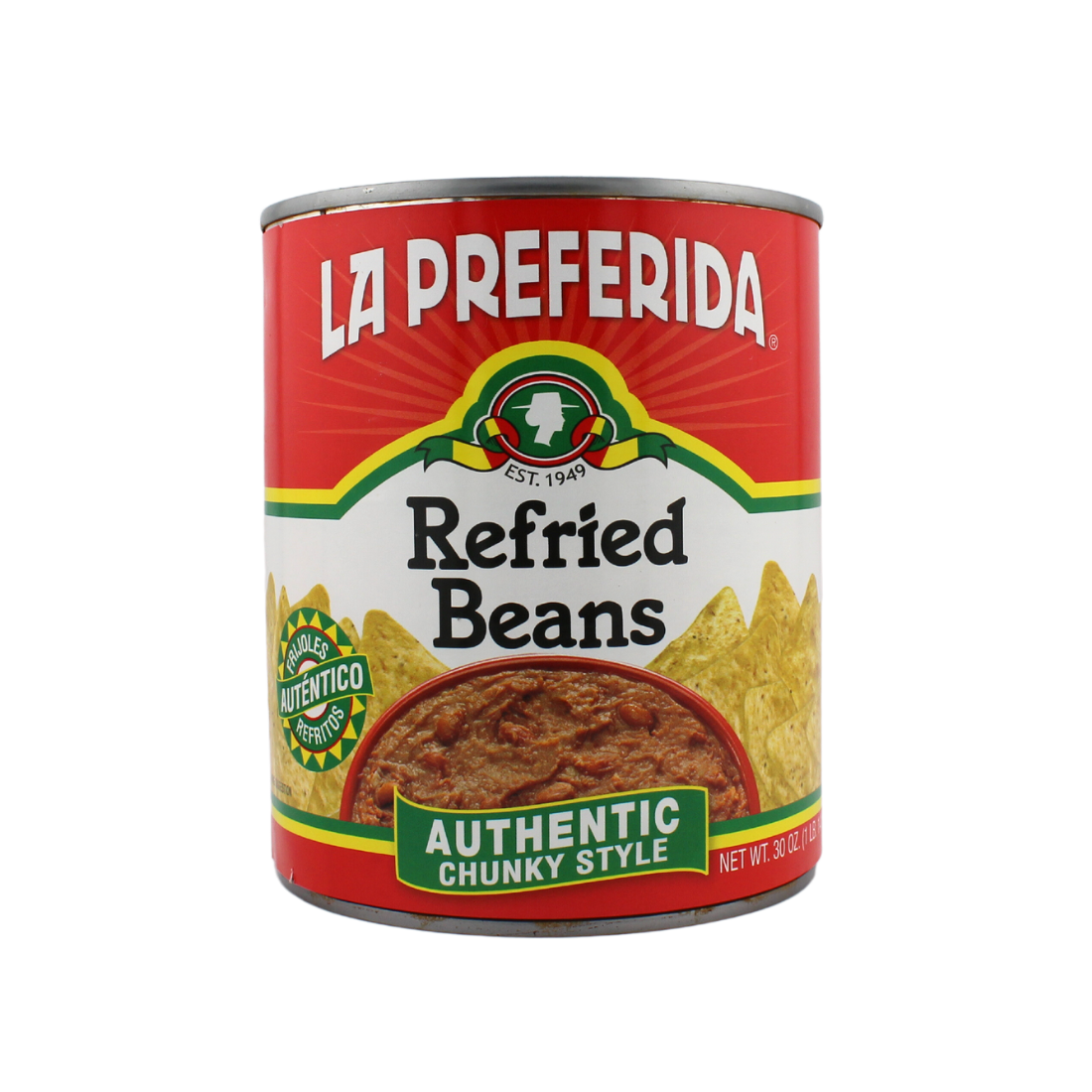 LP Refried Beans Authentic 30oz |