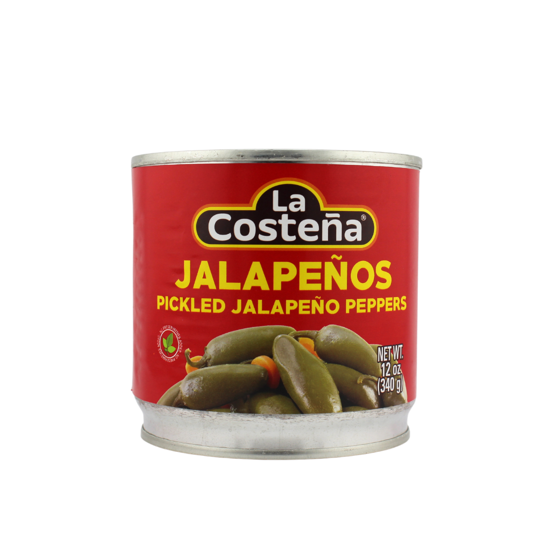 La Costeña Whole Jalapeño 12oz | 12 Pack