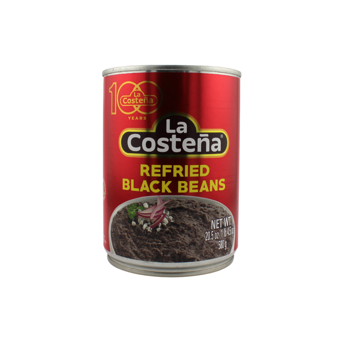 La Costeña Refried Black Beans 20.5oz | 12 Pack