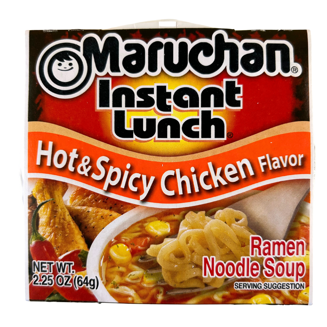 Maruchan Cup Hot & Spicy Chicken | 12 Pack