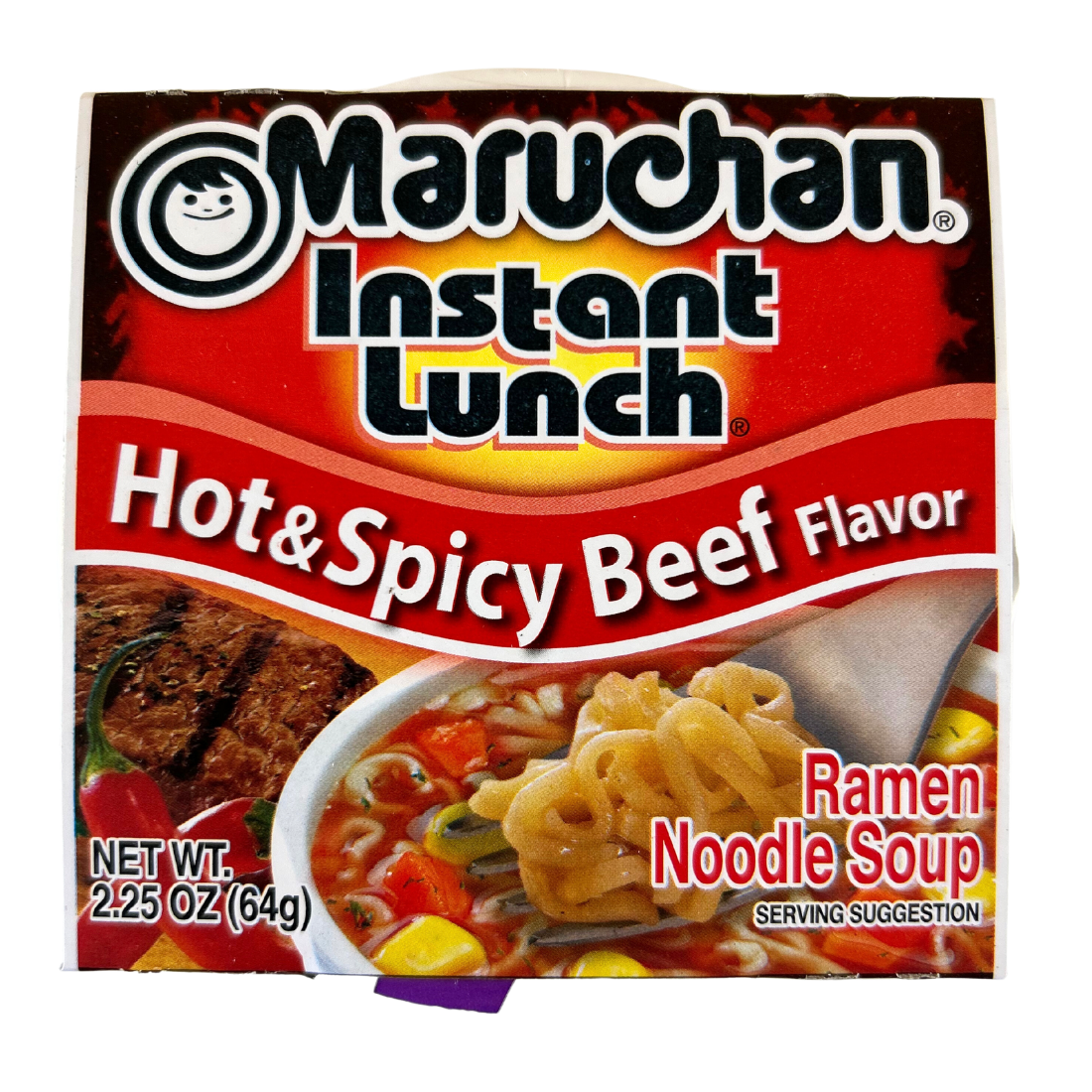 Maruchan Cup Hot & Spicy Beef | 12 Pack