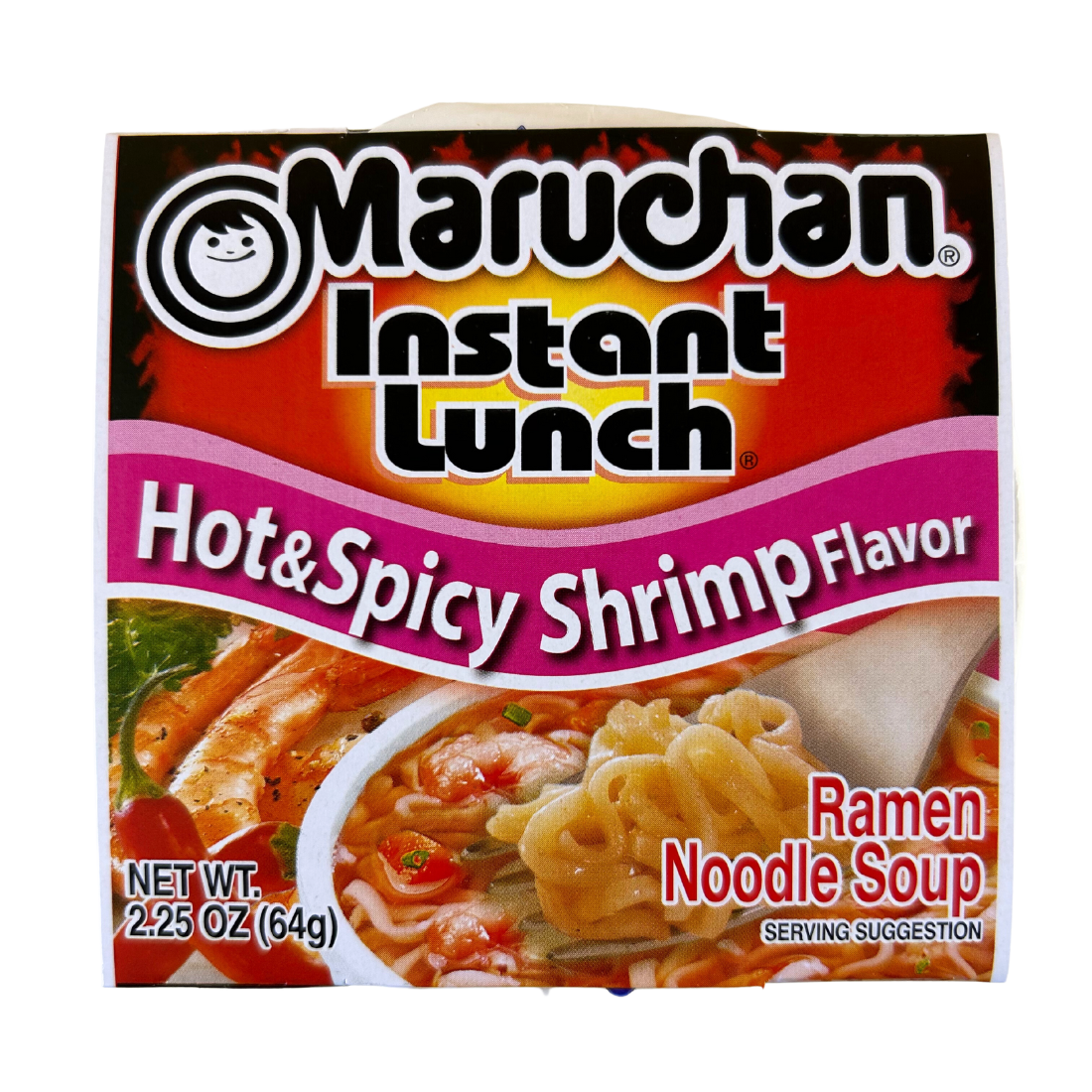 Maruchan Cup Hot & Spicy Shrimp | 12 pack