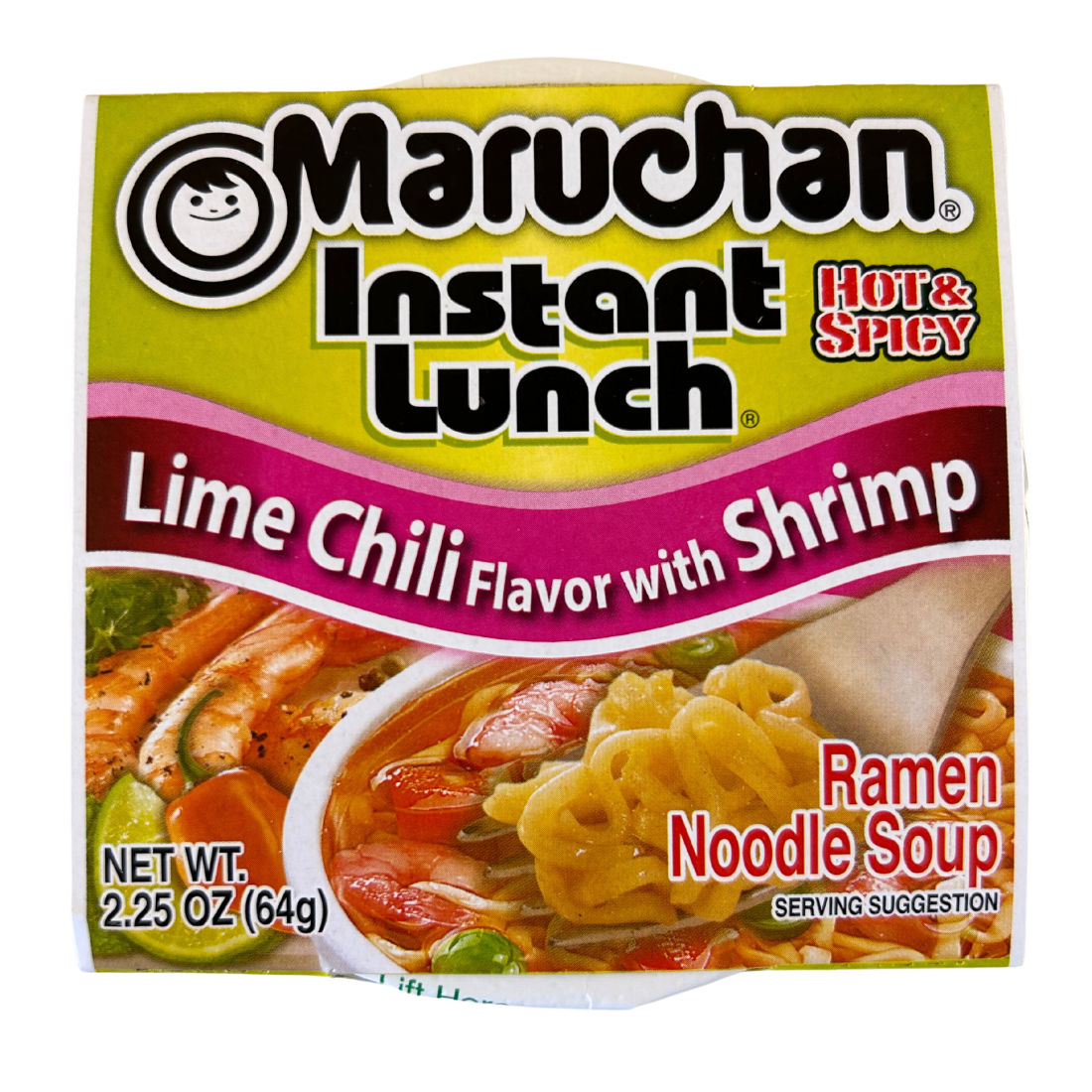 Maruchan Cup Lime/Chili Shrimp | 12 Pack