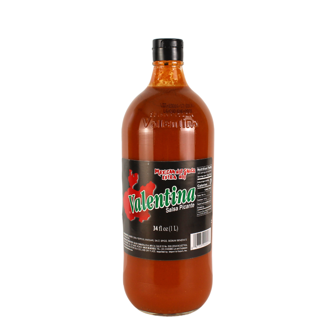 Valentina Hot Sauce Black 34oz |