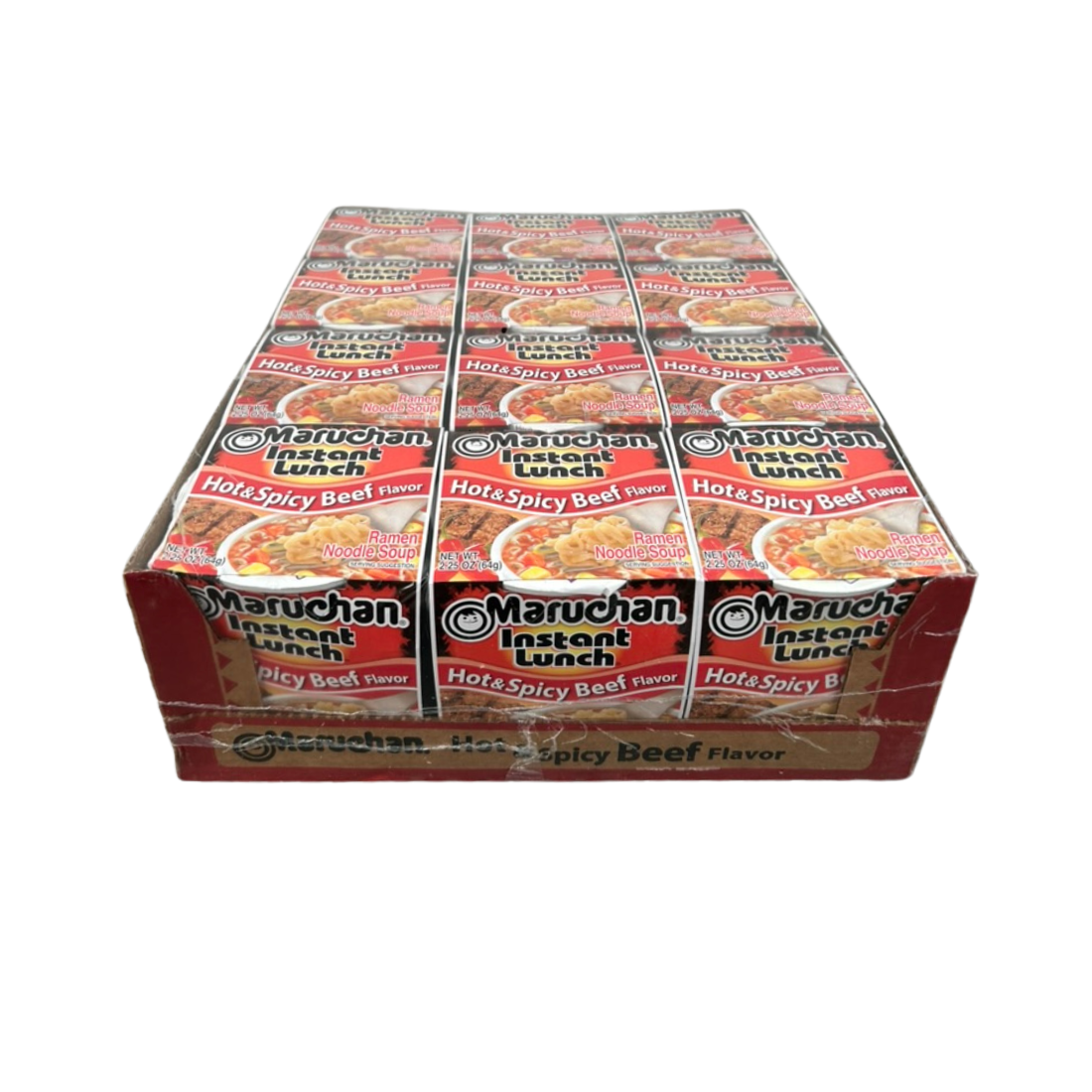 Maruchan Cup Hot & Spicy Beef | 12 Pack