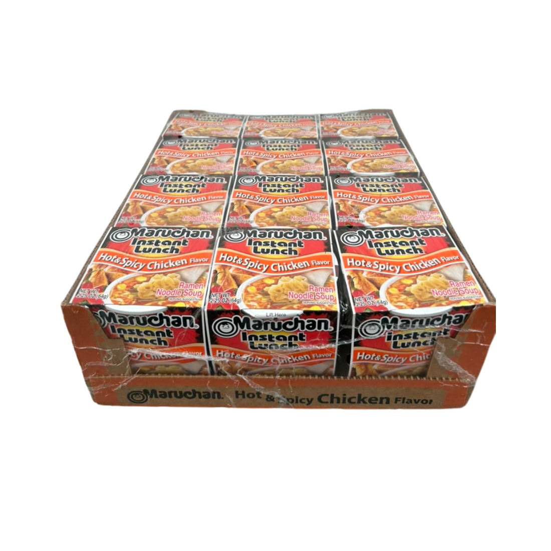 Maruchan Cup Hot & Spicy Chicken | 12 Pack